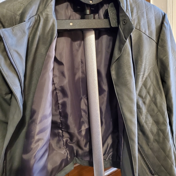 Tart Collections Gray Motorcycle Jacket - Size Large - Picture 5 of 7